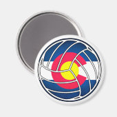 Colorado volleybal magneet (Voorkant / Achterkant)