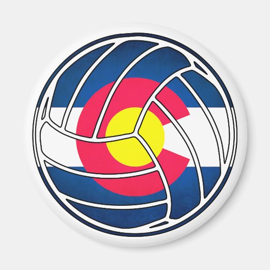 Colorado volleybal magneet (Voorkant)