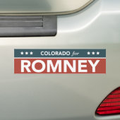 Colorado voor Mitt Romney Ryan Bumpersticker (Op auto)