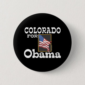 Colorado voor Obama-Button Ronde Button 5,7 Cm