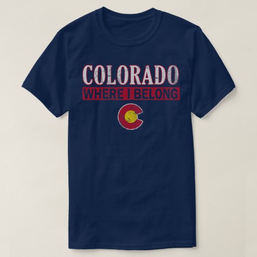 Colorado waar ik deel van T-shirt (Design voorkant)