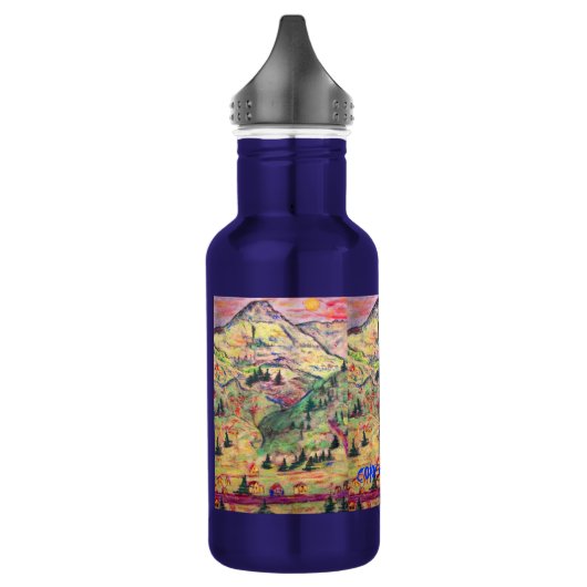 colorado wandelkunst waterfles (Links)