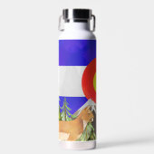 Colorado Water Bottle - Colorado Flag Waterfles (Voorkant)