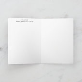 Colorado Waterfall All Occasion Wenskaart Kaart (Binnen)