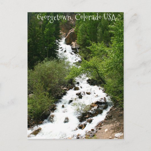Colorado waterval briefkaart (Voorkant)