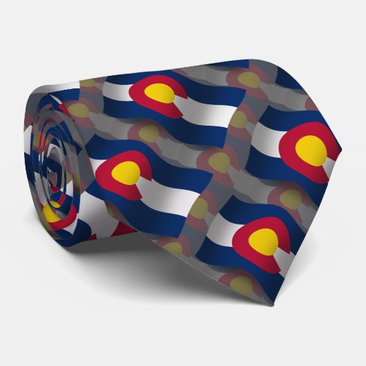 Colorado Waving Flag Stropdas (Opgerold)