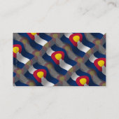 Colorado Waving Flag Visitekaartje (Achterkant)