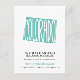COLORADO We hebben het nieuwe adres Nieuw startpun Briefkaart