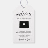 Colorado Wedding Welcome Cadeaulabel (Voorkant)