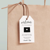 Colorado Wedding Welcome Cadeaulabel
