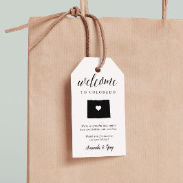 Colorado Wedding Welcome Cadeaulabel