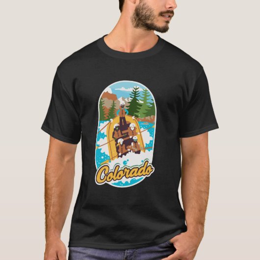 Colorado Whitewater Rafting T-shirt (Voorkant)