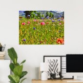 Colorado wildflower canvas print (Thuiskantoor)