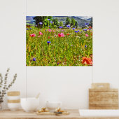 Colorado wildflower canvas print (Keuken)
