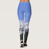 Colorado Winter Mountain Peaks Leggings (Achterkant)