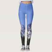 Colorado Winter Mountain Peaks Leggings (Voorkant)