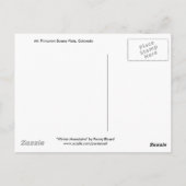 Colorado Winter Mountains Briefkaart (Achterkant)