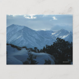 Colorado Winter Mountains Briefkaart