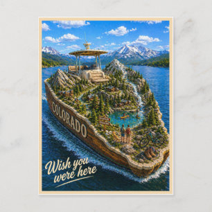 Colorado   Wish You Were Here   State Serie Briefkaart