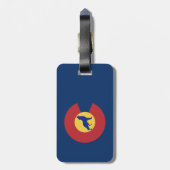 Colorado Wolf Bagagelabel (Achterkant verticaal)