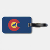 Colorado Wolf Bagagelabel (Achterkant horizontaal)