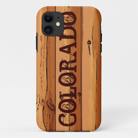 Colorado wooden iphone 5 hoesje (Achterkant)