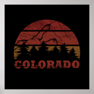 colorado zonsondergang poster