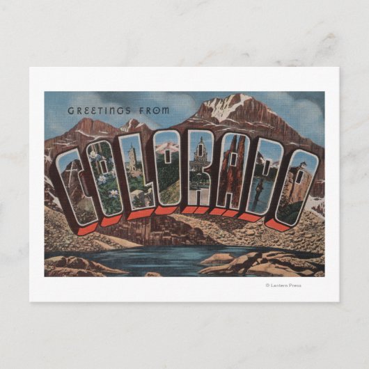 ColoradoLarge Letter ScenesColorado Briefkaart (Voorkant)