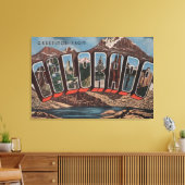 ColoradoLarge Letter ScenesColorado Canvas Afdruk (Insitu (Woonkamer))