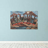 ColoradoLarge Letter ScenesColorado Canvas Afdruk (Insitu (Houten vloer))