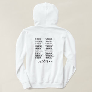 Colorado's 14ers -  checklist hoodie