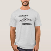 Colorado's 14ers T-Shirt -  checklist (Voorkant)