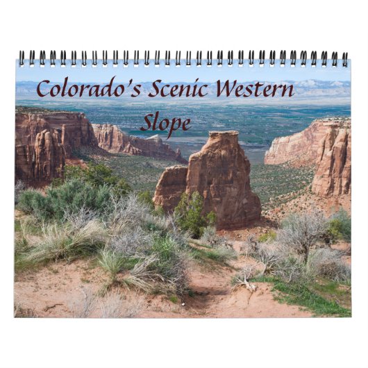 Colorado's Schilderachtig Westerne hellingskalende Kalender (Hoes)