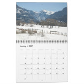 Colorado's Schilderachtig Westerne hellingskalende Kalender (Jan 2027)
