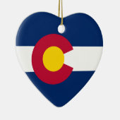 Colorado's vlag keramisch ornament (Rechts)