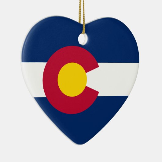 Colorado's vlag keramisch ornament (Rechts)