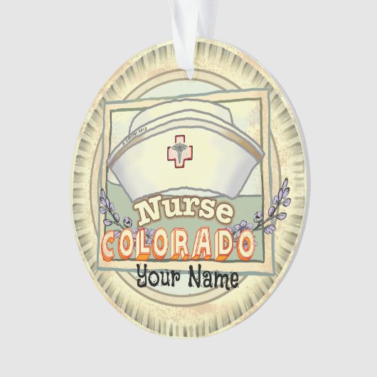 coloradoverpleegster ornament (voorkant)