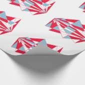 Coloratief perspectief cadeaupapier (Hoek)