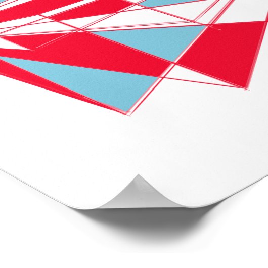 Coloratief perspectief poster (Hoek)