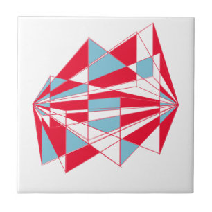 Coloratief perspectief tegeltje