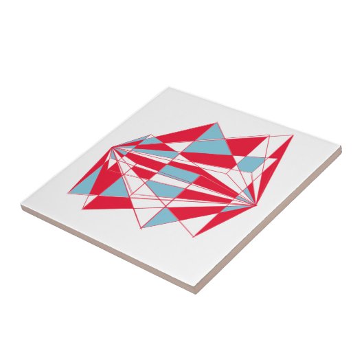 Coloratief perspectief tegeltje (Zijkant)