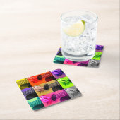 Colorblind Guitar - Kaliediscope - Onderzetter (Insitu)