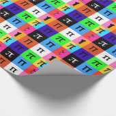 colorblock happy pi day cadeaupapier (Hoek)