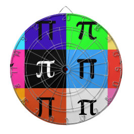 colorblock happy pi day dartbord