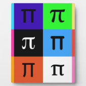 colorblock happy pi day fotoplaat (Voorkant)