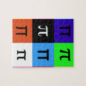 colorblock happy pi day legpuzzel (Horizontaal)