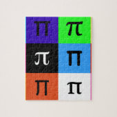 colorblock happy pi day legpuzzel (Verticaal)