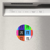 colorblock happy pi day magneet (Insitu (Vaatwasser))