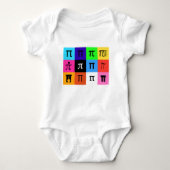 colorblock happy pi day romper (Voorkant)