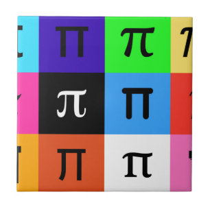 colorblock happy pi day tegeltje